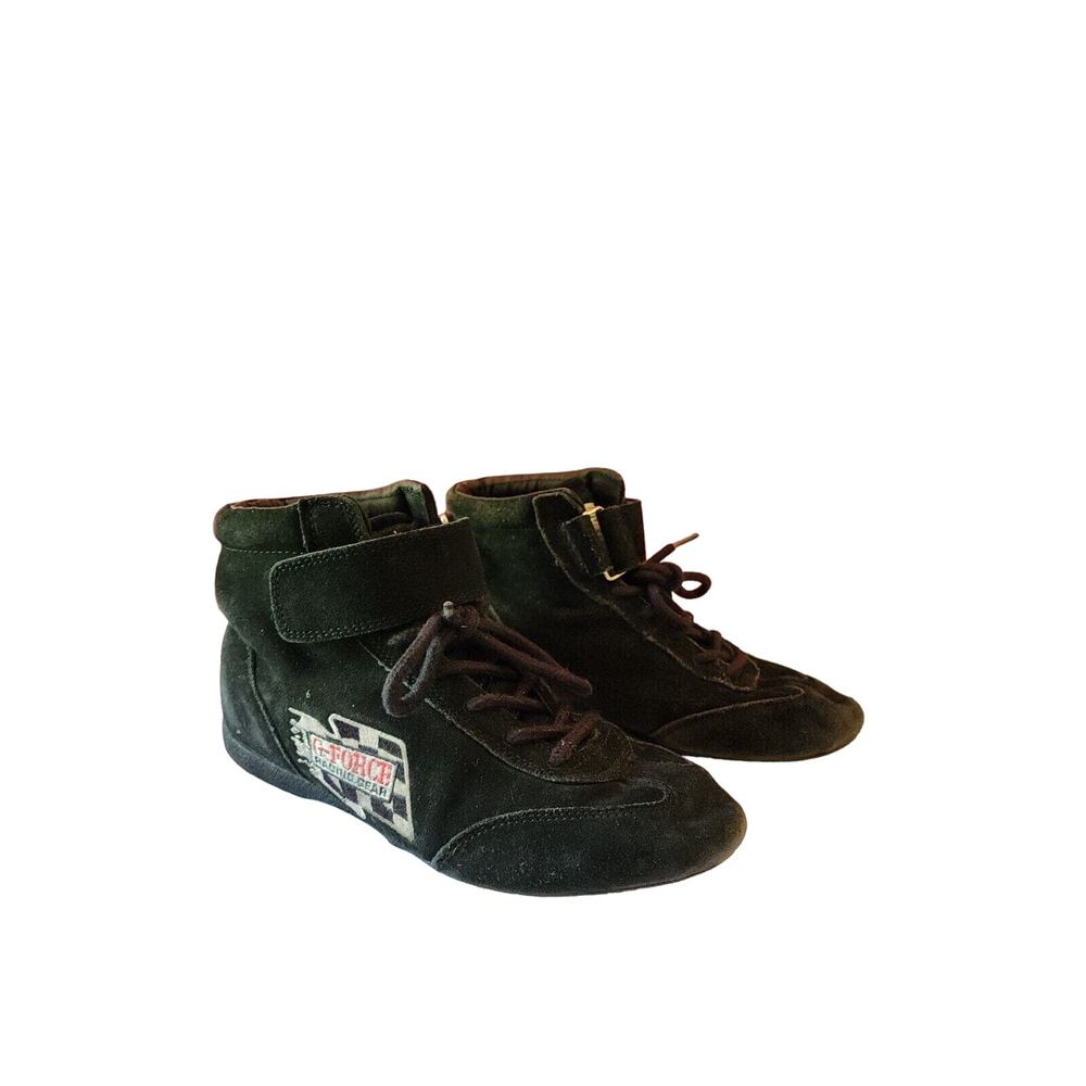 G-Force Racing Shoes Black Suede Size 7 sfi spec 3.3/5
